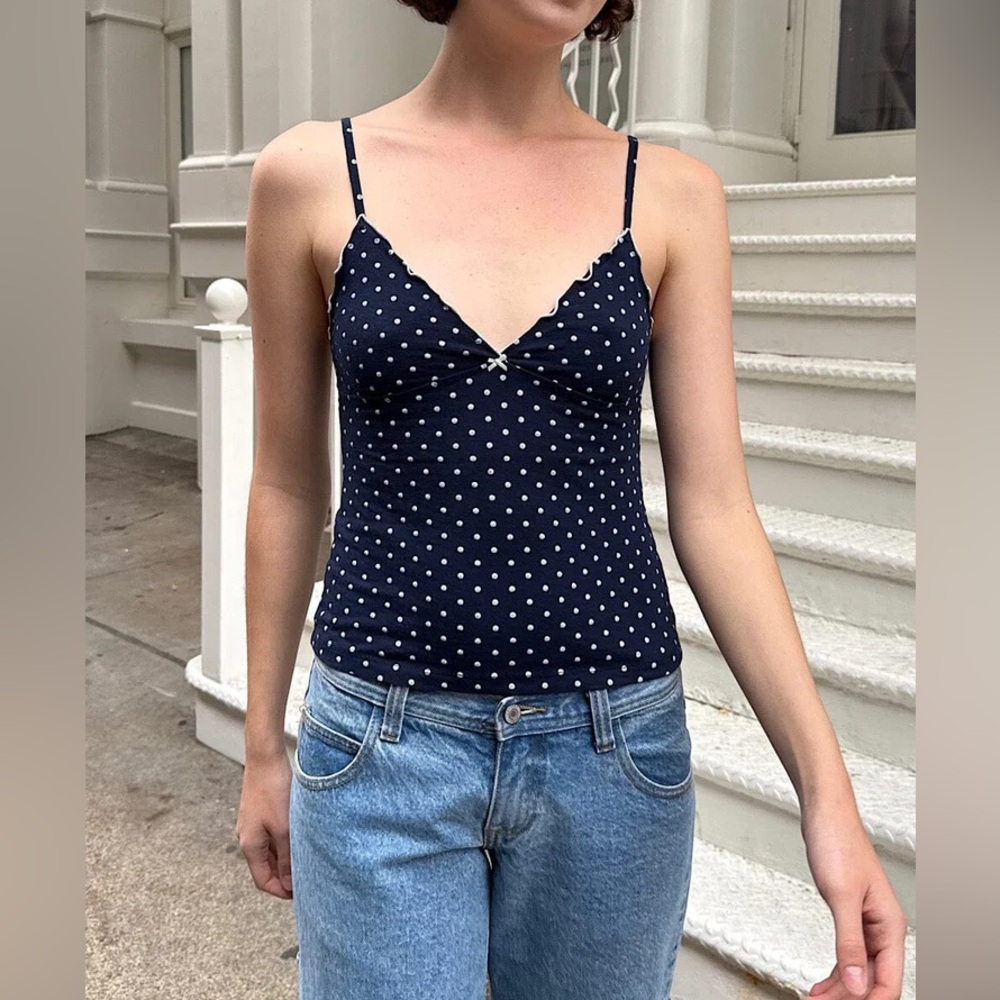 Brandy melville Tiffany polka dots tank top